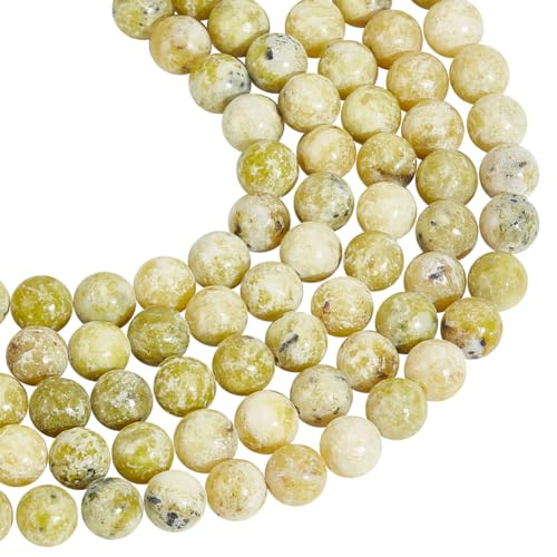 NBEADS 3 Stränge etwa 138 Stück Natürliche Dendritische Jaspis-Perlen, 8,5mm Runde Stein Perlen Lose Edelstein Perlen Kristall Spacer Perlen für DIY Handwerk Halskette Armband Schmuck Machen NBEADS 3 Stränge etwa 138 Stück Natürliche Dendritische Jaspis-Perlen, 8,5mm Runde Stein Perlen Lose Edelstein Perlen Kristall Spacer Perlen für DIY Handwerk Halskette Armband Schmuck Machen von nbeads