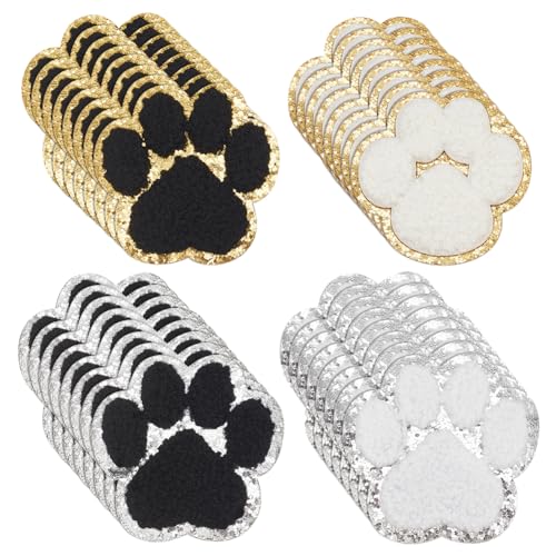 NBEADS 32 Stück 4 Farbe Hundepfoten Patches, Applikationen Mit Welpen-Und Katzenpfoten Handtuch Stoff Pfotenabdruck Zum Aufbügeln Oder Aufnähen Für Kleider Jeans Hüte Hemden Jacken NBEADS 32 Stück 4 Farbe Hundepfoten Patches, Applikationen Mit Welpen-Und Katzenpfoten Handtuch Stoff Pfotenabdruck Zum Aufbügeln Oder Aufnähen Für Kleider Jeans Hüte Hemden Jacken von nbeads