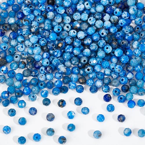 NBEADS 398 Stück Natürliche Lapislazuli Perlen, 2mm Facettierte Runde Lose Abstandshalter Perlen Stein Perlen Stränge für DIY Armbänder Halsketten Schmuck Handwerk Machen, Loch: 0.6mm NBEADS 398 Stück Natürliche Lapislazuli Perlen, 2mm Facettierte Runde Lose Abstandshalter Perlen Stein Perlen Stränge für DIY Armbänder Halsketten Schmuck Handwerk Machen, Loch: 0.6mm von nbeads