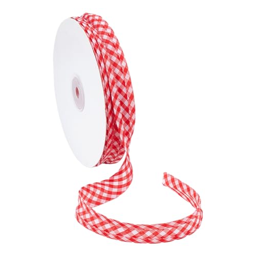 NBEADS 40 Yards Gingham Einfassband, 2cm Karo Geschenkband Kariertes Geschenkband Vichykaro Dekoband Polyester Kariertes Bänder für Paspelierungen Geschenkverpackungen, Rot NBEADS 40 Yards Gingham Einfassband, 2cm Karo Geschenkband Kariertes Geschenkband Vichykaro Dekoband Polyester Kariertes Bänder für Paspelierungen Geschenkverpackungen, Rot von nbeads