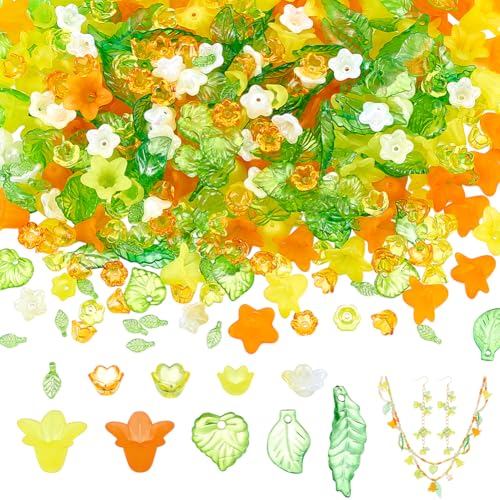 NBEADS 420 Teiliges Acrylperlen Sortiment Set Mit Blattblumenperlen Perlenkappen In Verschiedenen Farben Für Die Schmuckherstellung DIY Armbänder Halsketten Ohrringe Zubehör NBEADS 420 Teiliges Acrylperlen Sortiment Set Mit Blattblumenperlen Perlenkappen In Verschiedenen Farben Für Die Schmuckherstellung DIY Armbänder Halsketten Ohrringe Zubehör von nbeads