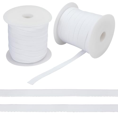 NBEADS 50 Yards BH-Träger, 10 mm Bügelgehäuse-Gummiband Flaches BH-Band Aus Nylon Ersatz-BH-Abdeckband Mit Kunststoffspule Für Nähzubehör, Weiß NBEADS 50 Yards BH-Träger, 10 mm Bügelgehäuse-Gummiband Flaches BH-Band Aus Nylon Ersatz-BH-Abdeckband Mit Kunststoffspule Für Nähzubehör, Weiß von nbeads