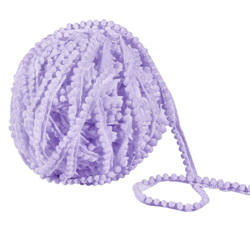 NBEADS 50 Yards Mini Pom Poms Trims, 1cm Ball Fransen Trim Nähen Farbband Kunsthandwerk Pompons Quaste Spitze zum Nähen Kissen Kleidung DIY Handwerk Party Home Dekoration, Pflaume NBEADS 50 Yards Mini Pom Poms Trims, 1cm Ball Fransen Trim Nähen Farbband Kunsthandwerk Pompons Quaste Spitze zum Nähen Kissen Kleidung DIY Handwerk Party Home Dekoration, Pflaume von nbeads