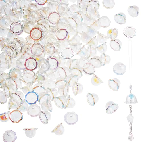 NBEADS 60 Stück Große Trompetenblumenperlen, Klare Acryl Trompetenblumen Perlenkappen Trompetenblumen Abstandshalter Perlen Für Windspiele Ohrringe Schmuckherstellung 24x15.5mm Bohrung: 2.7mm NBEADS 60 Stück Große Trompetenblumenperlen, Klare Acryl Trompetenblumen Perlenkappen Trompetenblumen Abstandshalter Perlen Für Windspiele Ohrringe Schmuckherstellung 24x15.5mm Bohrung: 2.7mm von nbeads
