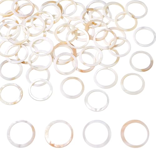 NBEADS 60 Stück Verbindungsringe, Natürlicher Süßwasser Muschel Verbindungsring Kreisring Muschelringstück Für Haarnadeln Ohrringe Armbänder Kopfschmuck Anhänger Zubehör DIY Schmuckherstellung NBEADS 60 Stück Verbindungsringe, Natürlicher Süßwasser Muschel Verbindungsring Kreisring Muschelringstück Für Haarnadeln Ohrringe Armbänder Kopfschmuck Anhänger Zubehör DIY Schmuckherstellung von nbeads