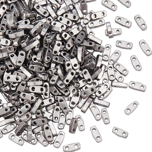 NBEADS 640 Stück Tila Perlen In Rotguss Optik, 4.5-5x2mm Glasperlen 2 Löcher Tila Perlen Japanische Galvanisierte Glasperlen Mini Abstandshalter Perlen Für Schmuckdesign Halsketten Armbänder Ohrringe NBEADS 640 Stück Tila Perlen In Rotguss Optik, 4.5-5x2mm Glasperlen 2 Löcher Tila Perlen Japanische Galvanisierte Glasperlen Mini Abstandshalter Perlen Für Schmuckdesign Halsketten Armbänder Ohrringe von nbeads