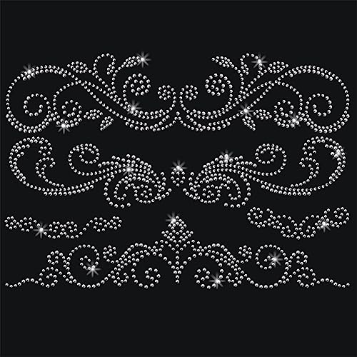 NBEADS Blume Muster Strass Eisen auf Hotfix, Heat Transfer Decal Bling Rhinestone Sticker Heat Transfer Patch Kleidung Reparatur Applique für T-Shirt Kleidung Hosen Taschen NBEADS Blume Muster Strass Eisen auf Hotfix, Heat Transfer Decal Bling Rhinestone Sticker Heat Transfer Patch Kleidung Reparatur Applique für T-Shirt Kleidung Hosen Taschen von nbeads