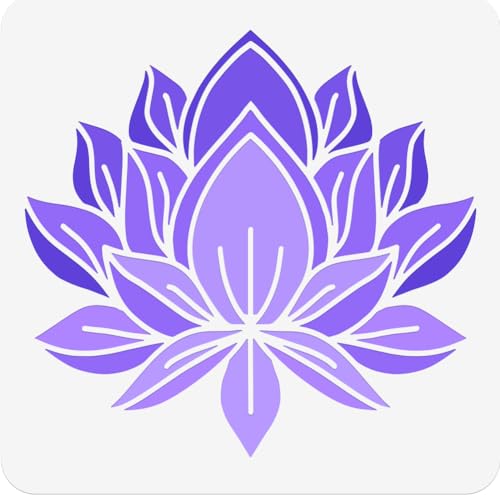 NBEADS Lotus Malerei Schablone, 30x30cm Wiederverwendbare DIY Kunst und Handwerk Schablonen Hollow Out Zeichnung Malerei Vorlage für Malerei auf Holz Stoff Papier Wände Leinwand Möbel NBEADS Lotus Malerei Schablone, 30x30cm Wiederverwendbare DIY Kunst und Handwerk Schablonen Hollow Out Zeichnung Malerei Vorlage für Malerei auf Holz Stoff Papier Wände Leinwand Möbel von nbeads