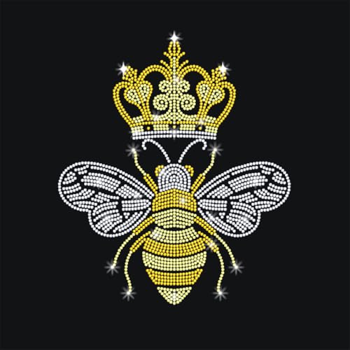 NBEADS Strasssteine aufbügeln Transfer, 29.7x21cm Kronen Bienen Wärmeübertragung Abziehbild Bling Kristall Abziehbilder Aufnäher mit Wärmeübertragung Kleidung Reparatur Applique für T-Shirt Kleidung NBEADS Strasssteine aufbügeln Transfer, 29.7x21cm Kronen Bienen Wärmeübertragung Abziehbild Bling Kristall Abziehbilder Aufnäher mit Wärmeübertragung Kleidung Reparatur Applique für T-Shirt Kleidung von nbeads
