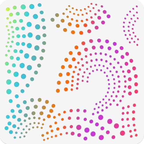 NBEADS Unregelmäßige Punkt Malerei Schablone, 30x30cm Wiederverwendbare DIY Kunst und Handwerk Schablonen Hollow Out Zeichnung Malerei Vorlage für Malerei auf Holz Stoff Papier Wände Leinwand Möbel NBEADS Unregelmäßige Punkt Malerei Schablone, 30x30cm Wiederverwendbare DIY Kunst und Handwerk Schablonen Hollow Out Zeichnung Malerei Vorlage für Malerei auf Holz Stoff Papier Wände Leinwand Möbel von nbeads