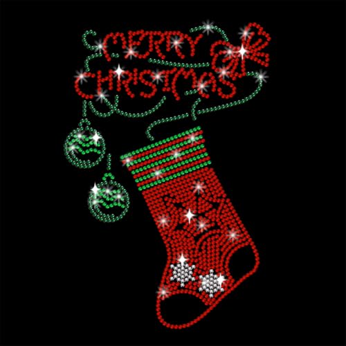 NBEADS Weihnachten Strumpf Strass Bügeln auf Transfer, 29.7x21cm Wärmeübertragung Abziehbild Bling Kristall Abziehbilder Strass Vorlage Kleidung Reparatur Applique für T-Shirt Hosen Taschen NBEADS Weihnachten Strumpf Strass Bügeln auf Transfer, 29.7x21cm Wärmeübertragung Abziehbild Bling Kristall Abziehbilder Strass Vorlage Kleidung Reparatur Applique für T-Shirt Hosen Taschen von nbeads