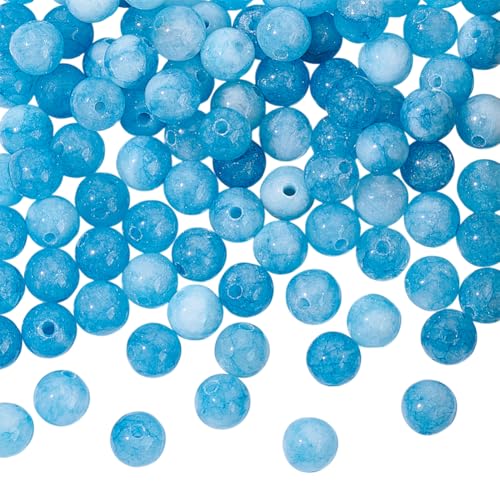 NBEADS ca. 122 Stück Natürliche Blaue Quarzperlen, 6mm See Blau Quarz Kristall Perle Halbedelstein Perlen Nachahmung Amazonit Edelstein Lose Perlen Für DIY Armband Halsketten Schmuckherstellung NBEADS ca. 122 Stück Natürliche Blaue Quarzperlen, 6mm See Blau Quarz Kristall Perle Halbedelstein Perlen Nachahmung Amazonit Edelstein Lose Perlen Für DIY Armband Halsketten Schmuckherstellung von nbeads