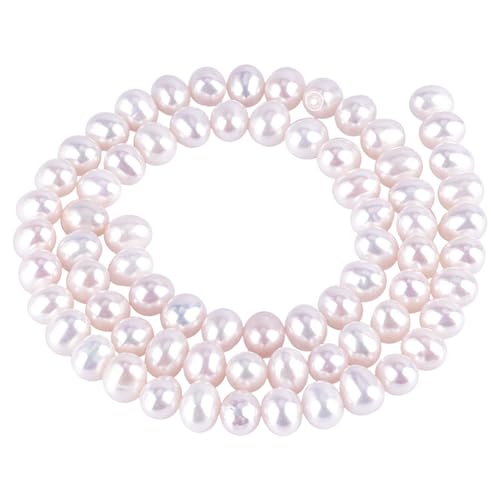 NBEADS 5~6mm ca. 58-62 Stück Natürliche Süßwasser zuchtperlen, Beige Natürliche Runde Süßwasser perlen Für DIY Handwerk Schmuck Armbänder Halsketten Ohrringe NBEADS 5~6mm ca. 58-62 Stück Natürliche Süßwasser zuchtperlen, Beige Natürliche Runde Süßwasser perlen Für DIY Handwerk Schmuck Armbänder Halsketten Ohrringe von nbeads