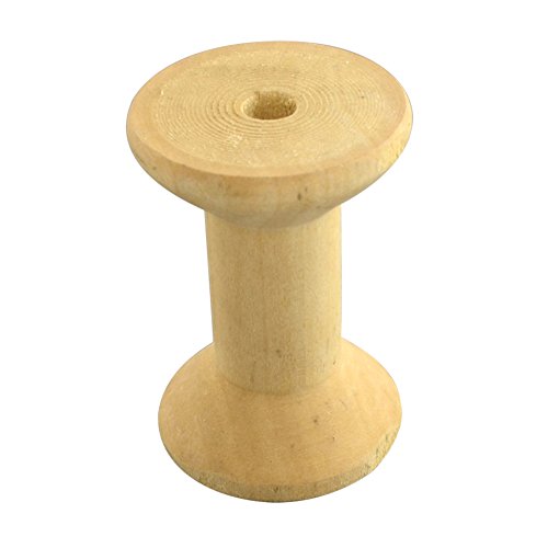 nbeads 100 Holz Gewinde Spulen Spulen leer für Draht, bleifrei, 45×30 mm, Loch: 7 mm nbeads 100 Holz Gewinde Spulen Spulen leer für Draht, bleifrei, 45×30 mm, Loch: 7 mm von nbeads