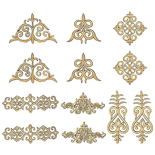 nbeads 12 STK Goldener Blumenstickerei-Aufnäher, Aufnäher zum Aufbügeln Aufnäher Goldene Blumenapplikationen Dreiecksapplikationen für Brautkleid Dekoration Reparatur Kleidung Rucksäcke Jeans nbeads 12 STK Goldener Blumenstickerei-Aufnäher, Aufnäher zum Aufbügeln Aufnäher Goldene Blumenapplikationen Dreiecksapplikationen für Brautkleid Dekoration Reparatur Kleidung Rucksäcke Jeans von nbeads
