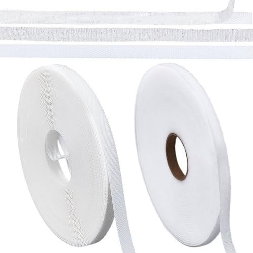 nbeads 12 Yards Haken- und Schlaufenband zum Aufnähen, 8mm Breites Selbstklebendes Schlaufenband Klebriges Interlocking-Band Nylon-Gewebeband für DIY Craft Kleidung Vorhang Kleid Nähen, Weiß nbeads 12 Yards Haken- und Schlaufenband zum Aufnähen, 8mm Breites Selbstklebendes Schlaufenband Klebriges Interlocking-Band Nylon-Gewebeband für DIY Craft Kleidung Vorhang Kleid Nähen, Weiß von nbeads