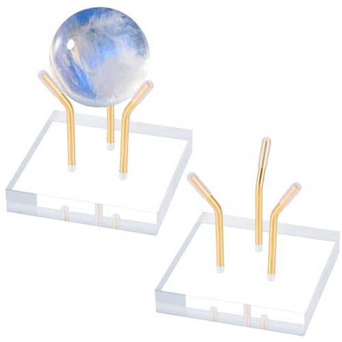 nbeads 2 Sätze Gold Metall Arm Display Stand, Kristall Rock Display-Ständer Staffelei mit Acrylsockel für Kristallkugel Eier Mineral Geoden Rock, 8x8x7.5cm nbeads 2 Sätze Gold Metall Arm Display Stand, Kristall Rock Display-Ständer Staffelei mit Acrylsockel für Kristallkugel Eier Mineral Geoden Rock, 8x8x7.5cm von nbeads