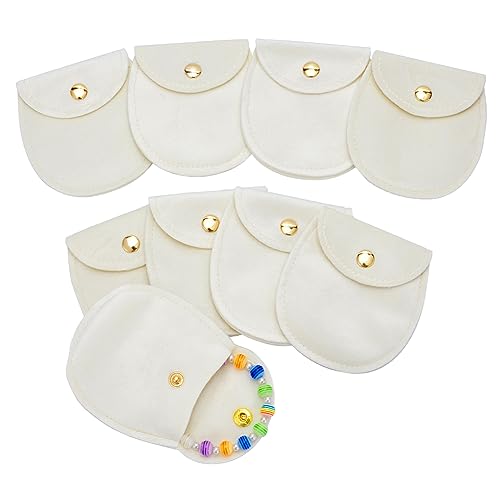 nbeads 24 Stück Samtschmuckbeutel mit Druckknopf, Maisseidenfarbe Samtschmuck Aufbewahrungstaschen Luxus-Geschenktüte für Süßigkeitengeschenk und Schmuckhalskette Armbandverpackung, 8,3 x 7,7cm nbeads 24 Stück Samtschmuckbeutel mit Druckknopf, Maisseidenfarbe Samtschmuck Aufbewahrungstaschen Luxus-Geschenktüte für Süßigkeitengeschenk und Schmuckhalskette Armbandverpackung, 8,3 x 7,7cm von nbeads