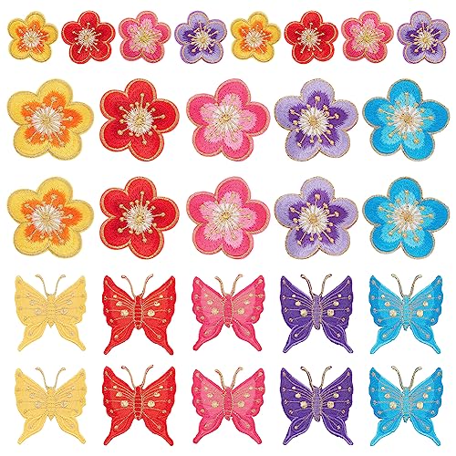 nbeads 28 Stück 14 Stile Große Schmetterlingsblume, Dekorative Gestickte Patches Aufnäh-Patch-Applikation für Jeans, Kleiderhut Zart Bestickt für DIY-Dekoration nbeads 28 Stück 14 Stile Große Schmetterlingsblume, Dekorative Gestickte Patches Aufnäh-Patch-Applikation für Jeans, Kleiderhut Zart Bestickt für DIY-Dekoration von nbeads