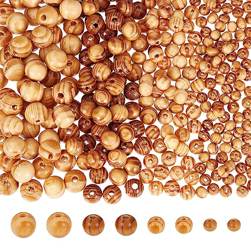nbeads 400 Stück 4 Größen Natürliche Holzperlen, runde Holzperlen handgefertigt poliert lose Perlen für DIY-Handwerk Schmuckherstellung Ostern Heimdekoration, Peru nbeads 400 Stück 4 Größen Natürliche Holzperlen, runde Holzperlen handgefertigt poliert lose Perlen für DIY-Handwerk Schmuckherstellung Ostern Heimdekoration, Peru von nbeads