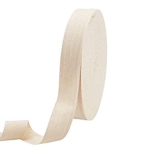 nbeads 50m/Roll Baumwolle gurtband, Fischgrät Baumwolle Webbings, 35mm Breite Baumwolle Twill Tape Bänder Baumwolle Fischgrätenschnüre Für Das Stricken Nähen DIY Handwerk, Antik Weiß nbeads 50m/Roll Baumwolle gurtband, Fischgrät Baumwolle Webbings, 35mm Breite Baumwolle Twill Tape Bänder Baumwolle Fischgrätenschnüre Für Das Stricken Nähen DIY Handwerk, Antik Weiß von nbeads