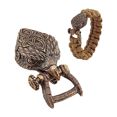 nbeads Adler Messingperle, Fallschirm Schnurwerkzeug Lanyard Perle EDC Charms Anhänger Charms Messing Perlen Zubehör Für EDC String Armband Handwerk, Antike Bronze nbeads Adler Messingperle, Fallschirm Schnurwerkzeug Lanyard Perle EDC Charms Anhänger Charms Messing Perlen Zubehör Für EDC String Armband Handwerk, Antike Bronze von nbeads