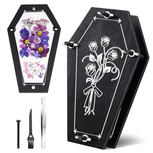nbeads Blumenpresse aus Holz, Blumenpressen-Set 6 Lagen, Trockenblumen-Bastelset, 17x10cm, Unisex, Erwachsene, Nicht zusammenklappbar von nbeads