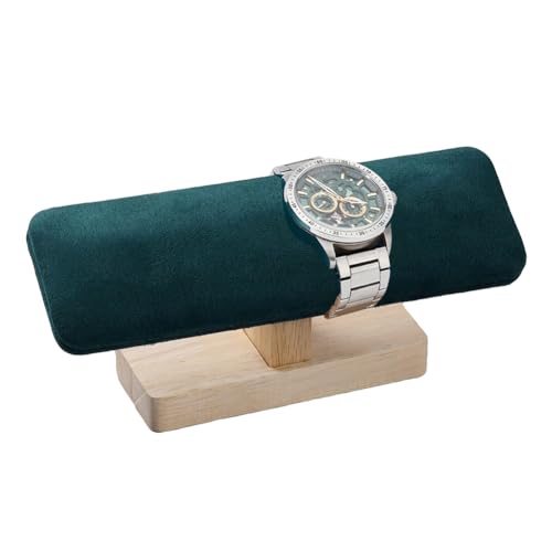 nbeads Uhrenständer Aus Holz, Grüner Samt-T-Bar-Armbandhalter Schmuck-Organizer Ständer Abnehmbarer Armreif Anhänger Fußkettchen Turmregal Für Den Heimgebrauch Display-Verkauf Im Einzelhandel nbeads Uhrenständer Aus Holz, Grüner Samt-T-Bar-Armbandhalter Schmuck-Organizer Ständer Abnehmbarer Armreif Anhänger Fußkettchen Turmregal Für Den Heimgebrauch Display-Verkauf Im Einzelhandel von nbeads