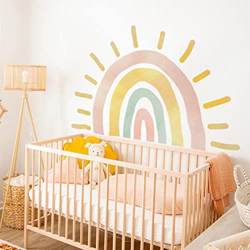 Neukids FABRIC Regenbogen Wandtattoo 112cmx74cm, Wandtattoo Regenbogen kinderzimmer Mädchen, Schlafzimmer Wohnzimmer kinderzimmer Sonne Wandsticker, Babyzimmer Spielzimmer Klassenzimmer Wanddeko Neukids FABRIC Regenbogen Wandtattoo 112cmx74cm, Wandtattoo Regenbogen kinderzimmer Mädchen, Schlafzimmer Wohnzimmer kinderzimmer Sonne Wandsticker, Babyzimmer Spielzimmer Klassenzimmer Wanddeko von neukids
