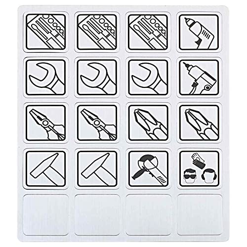 WerkzeugHERO Magnet-Etiketten-Satz 20tlg. (1 Stk.) von neutrale Produktlinie