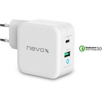 nevox GaN-Ladeadapter weiß, 65 Watt nevox GaN-Ladeadapter weiß, 65 Watt von nevox