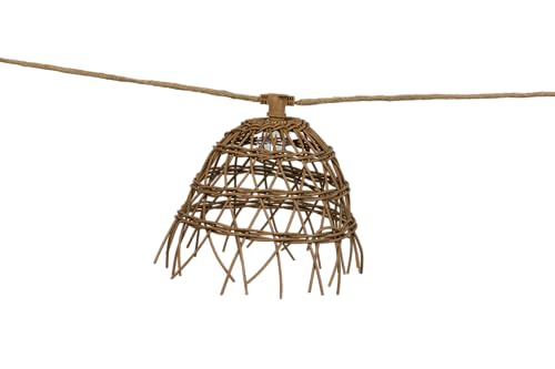 newgarden Alma dekorative Lichterkette mit 800 cm langem Kabel, Jutetyp und Solarladung, wiederaufladbar, warmes LED-Licht, ideal für den Innen- und Außenbereich, entworfen in Spanien von newgarden