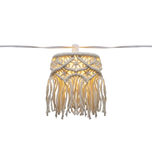 newgarden - MYKONOS GARLAND Dekorative LED-Lichterkette mit Solar-Aufladung und wiederaufladbarem Akku aus Makramee-Saiten newgarden - MYKONOS GARLAND Dekorative LED-Lichterkette mit Solar-Aufladung und wiederaufladbarem Akku aus Makramee-Saiten von newgarden