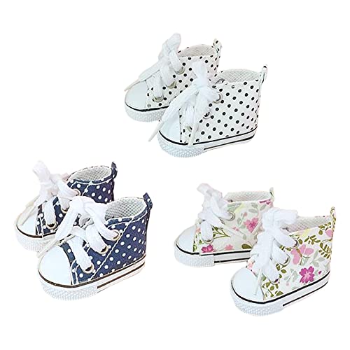 niannyyhouse Canvas-Schuhe, 20 cm, humanoide Puppe, Stofftiere, Kleidung, Zubehör (A-3) von niannyyhouse