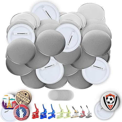 nice2have nice2have 100 Sets von Pinback-Knopfteilen, 58 mm, Abzeichenhersteller-Zubehör für Abzeichen-Hersteller nice2have nice2have 100 Sets von Pinback-Knopfteilen, 58 mm, Abzeichenhersteller-Zubehör für Abzeichen-Hersteller von nice2have