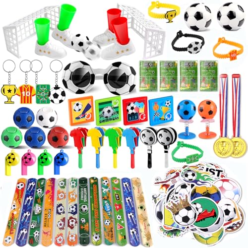 nicknack Fußball Party Mitgebsel Kindergeburstag, 102 Stück Fussball Geburtstag Give Away Spielzeug, Mitgebsel Kindergeburtstag Fussball Geschenk für Kindergeburtstage nicknack Fußball Party Mitgebsel Kindergeburstag, 102 Stück Fussball Geburtstag Give Away Spielzeug, Mitgebsel Kindergeburtstag Fussball Geschenk für Kindergeburtstage von nicknack