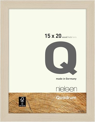 nielsen Bilderrahmen, 15 x 20 cm, Holz, Ahorn, Fotorahmen zum Auftstellen und Aufhängen im Hoch- & Querformat, Echtglas, Quadrum nielsen Bilderrahmen, 15 x 20 cm, Holz, Ahorn, Fotorahmen zum Auftstellen und Aufhängen im Hoch- & Querformat, Echtglas, Quadrum von nielsen