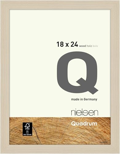 nielsen Bilderrahmen, 18 x 24 cm, Holz, Ahorn, Fotorahmen zum Auftstellen und Aufhängen im Hoch- & Querformat, Echtglas, Quadrum nielsen Bilderrahmen, 18 x 24 cm, Holz, Ahorn, Fotorahmen zum Auftstellen und Aufhängen im Hoch- & Querformat, Echtglas, Quadrum von nielsen