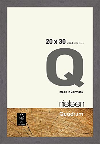 nielsen Holz Bilderrahmen Quadrum, 20x30 cm, Grau von nielsen