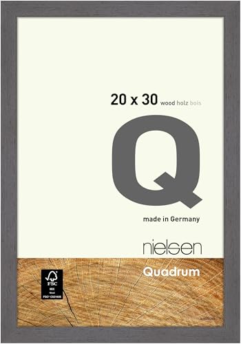 nielsen Holz Bilderrahmen Quadrum, 20x30 cm, Grau von nielsen