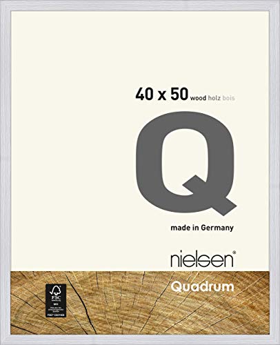 nielsen Holz Bilderrahmen Quadrum, 40x50 cm, Schneeweiß von nielsen