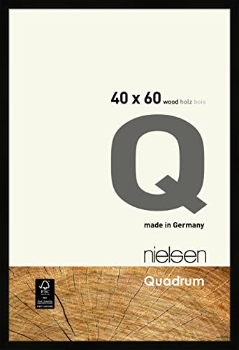 nielsen Holz Bilderrahmen Quadrum, 40x60 cm, Schwarz von nielsen