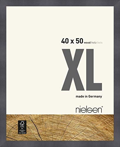 nielsen Holz Bilderrahmen XL, 40x50 cm, Grau von nielsen