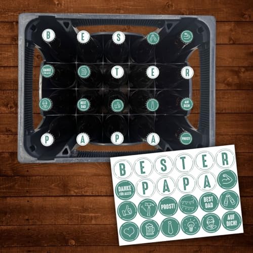 AUFKLEBER SET für Bierkasten - BESTER PAPA - Bierkiste Sticker Geschenk Vatertag Männertag Geschenkidee AUFKLEBER SET für Bierkasten - BESTER PAPA - Bierkiste Sticker Geschenk Vatertag Männertag Geschenkidee von nikima Schönes für Kinder