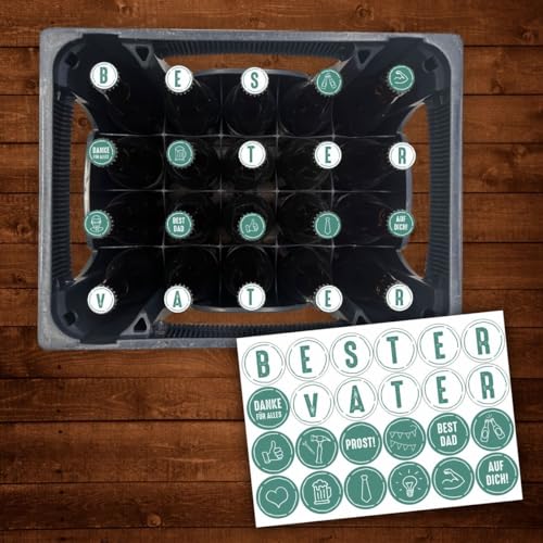 AUFKLEBER SET für Bierkasten - BESTER VATER - Bierkiste Sticker Geschenk Männertag Vatertag AUFKLEBER SET für Bierkasten - BESTER VATER - Bierkiste Sticker Geschenk Männertag Vatertag von nikima Schönes für Kinder