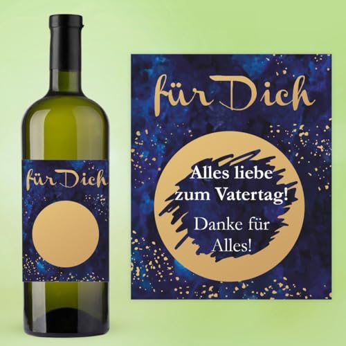 AUFKLEBER SET - für DICH - Rubbelsticker Gold Vatertag Geschenk von nikima Schönes für Kinder