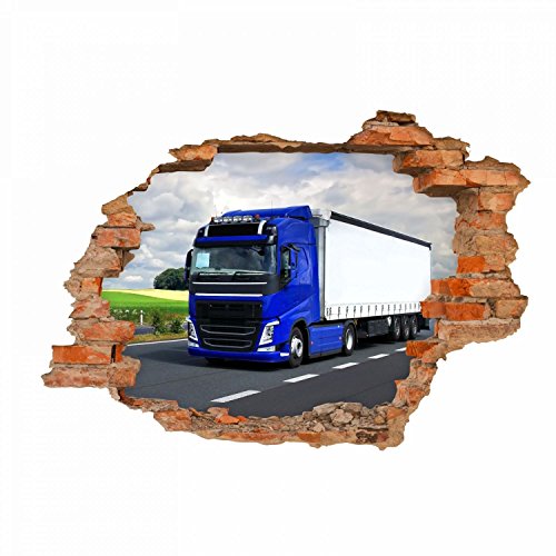 nikima - 055 Wandtattoo LKW - Loch in der Wand - in 6 Größen - Kinderzimmer Sticker Wandaufkleber coolen Wandsticker Wanddeko Wandbild Junge Größe 500 x 350 mm nikima - 055 Wandtattoo LKW - Loch in der Wand - in 6 Größen - Kinderzimmer Sticker Wandaufkleber coolen Wandsticker Wanddeko Wandbild Junge Größe 500 x 350 mm von nikima Schönes für Kinder