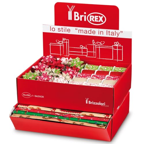 Präsentationsständer 100 Bögen Geschenkpapier 50 Bögen und 30 Bänder Präsentationsständer 100 Bögen Geschenkpapier 50 Bögen und 30 Bänder von ninguna
