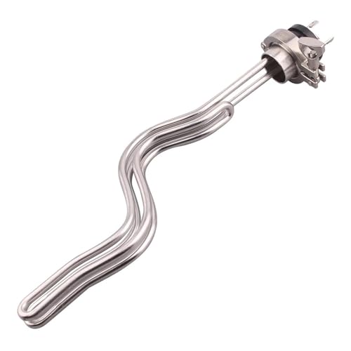 nmbhus Heizelement Wasser 1,5 Zoll Tri-Clamp-Heizung mit L6/30P Twist Lock Heizung 240 V für hausgemachtes Bier 4,5 kW/5,5 kW/6,5 kW (Size : mit Klemmen-Set, Farbe: 6,5 kW) von nmbhus
