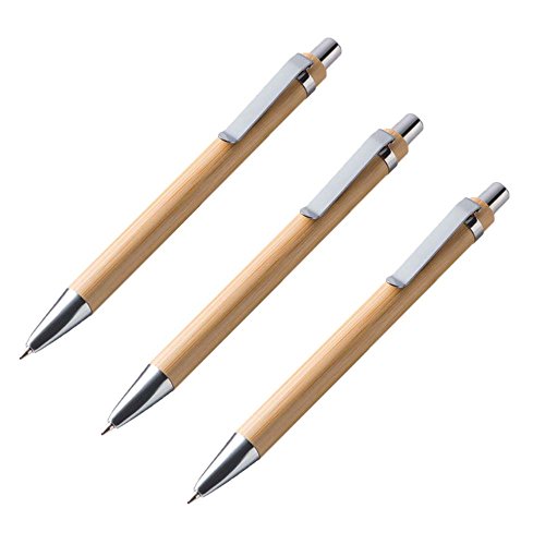 Kugelschreiber Sets versch. Mengen Bambus Holz Schreibgerät von notrash2003® (3er Set) von noTrash2003